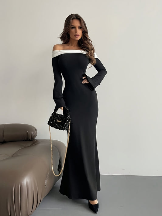 Off Shoulder Sheath Dress